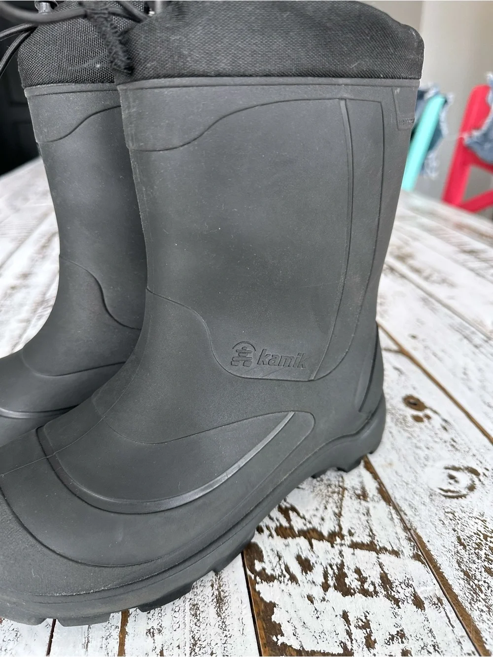 Kamik Forester Insulated Rubber Boots - Size 3